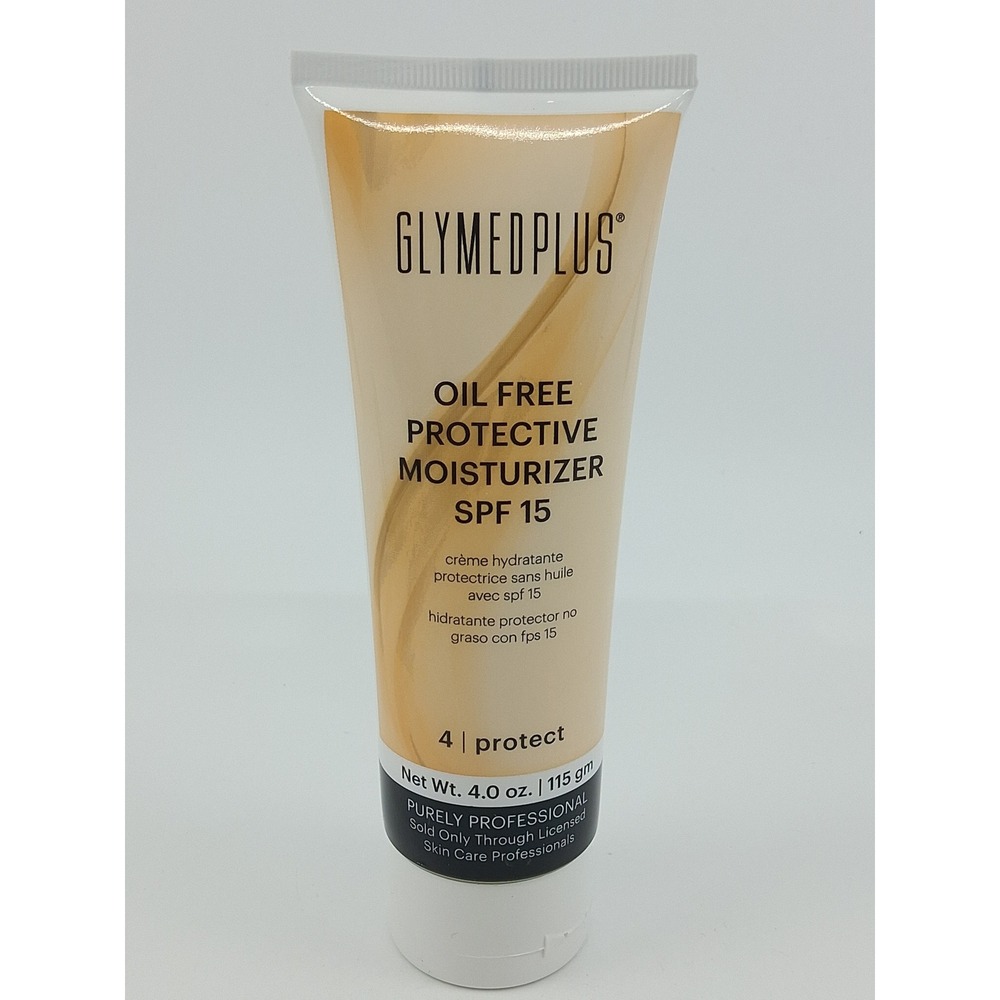 Glymed Plus Oil Free Moisturizer Skincare Sun Protection SPF 15 4oz Sealed